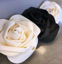 centerpiece of roses made out of foam